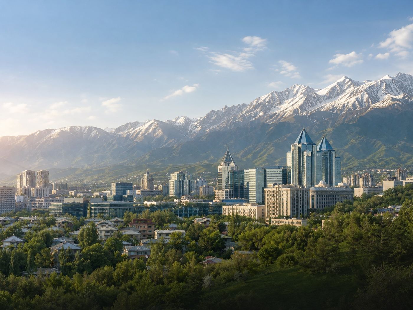 Панорама Алматы